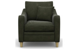 Heart of House Newbury Fabric Chair - Slate